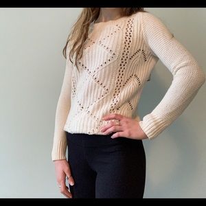 Cream sweater